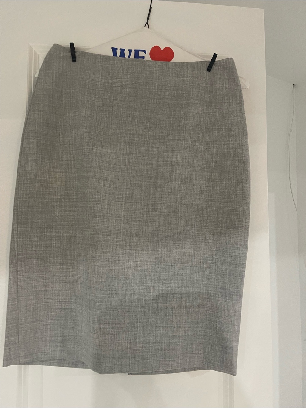Victoria's Secret Gray High-Waist Pencil Skirt - Picture 2 of 6